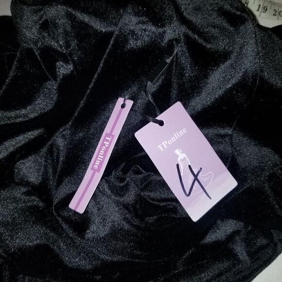 NWT TPonline Velvet Mermaid Prom Dress Long Evening Party Dress - Picture 8 of 15